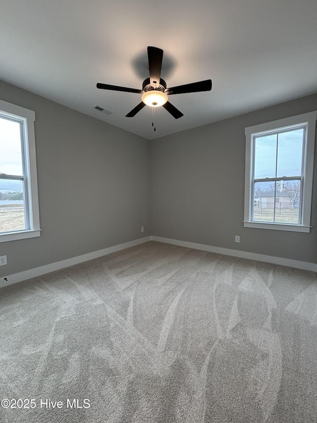 203 Crown Dr, Washington, NC 27889 - unfurnished room with carpet flooring, baseboards, and visible vents