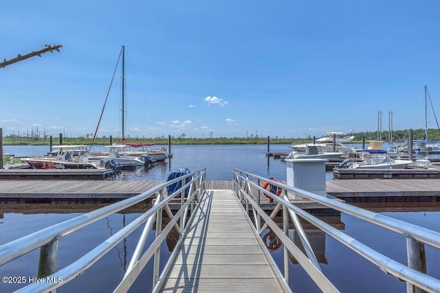 661 Jenoa Loop, Castle Hayne, NC 28429 - dock featuring a water view