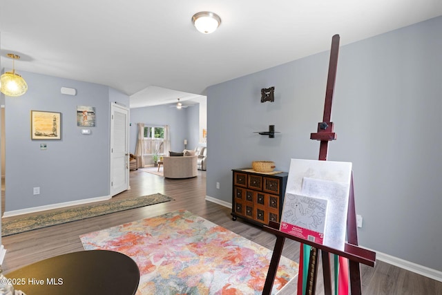 1516 Round Ridge Rd SE, Bolivia, NC 28422 - corridor featuring baseboards and wood finished floors