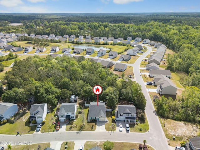 1516 Round Ridge Rd SE, Bolivia, NC 28422 - aerial view with a residential view and a view of trees