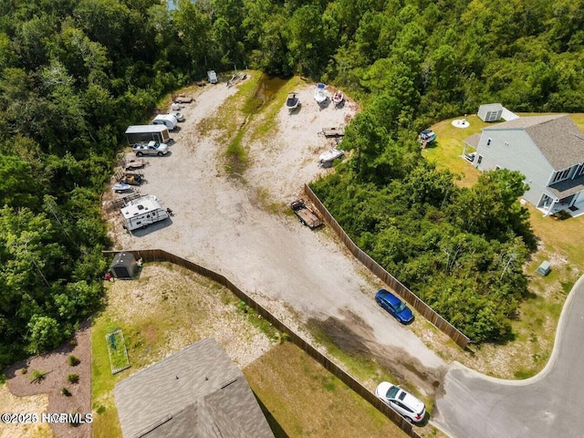 1516 Round Ridge Rd SE, Bolivia, NC 28422 - bird's eye view featuring a view of trees