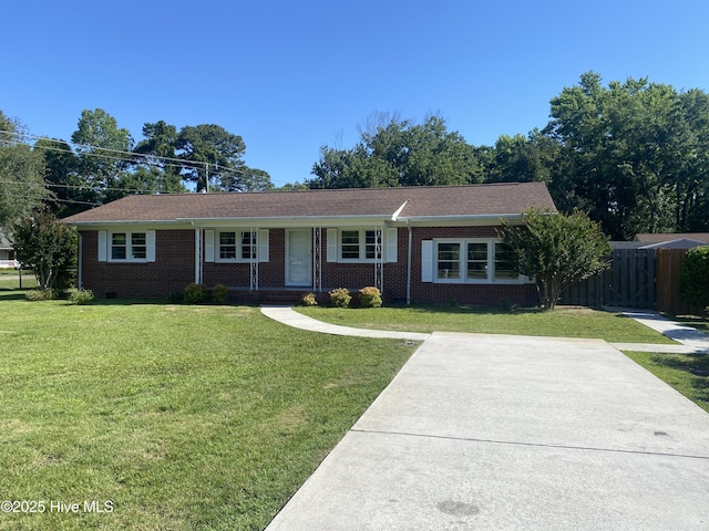 101 N Channel Haven Dr, Wilmington, NC 28409 - ranch-style house with brick siding and a porch