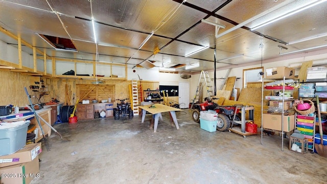 106 Ehrhardt Way, Princeton, NC 27569 - garage with a workshop area