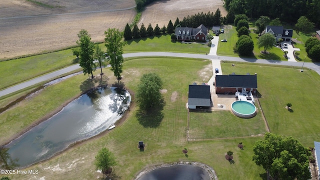 106 Ehrhardt Way, Princeton, NC 27569 - aerial view featuring a water view