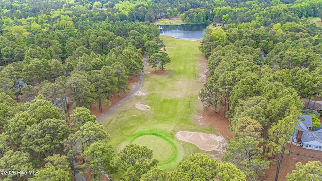 102 Dartmoor Ln, West End, NC 27376 - drone / aerial view with a water view and view of golf course