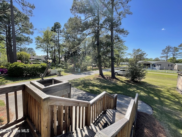 469 Lamont St, Belhaven, NC 27810 - deck with a yard