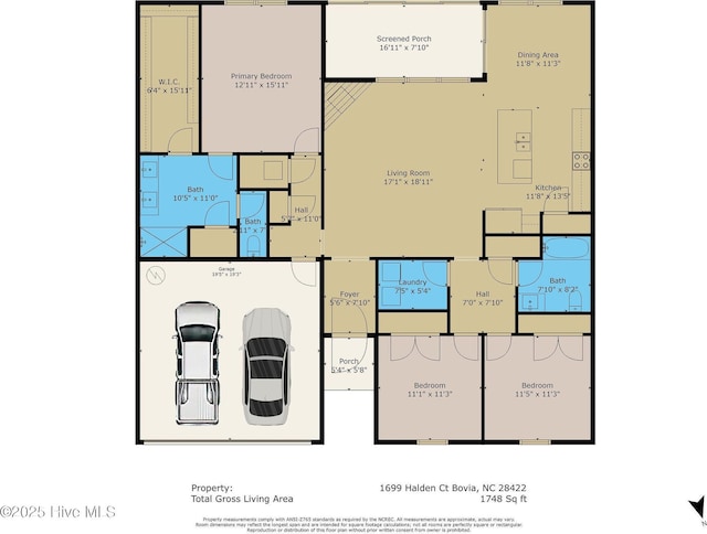 1699 Haldon Ln SE, Bolivia, NC 28422 - plan