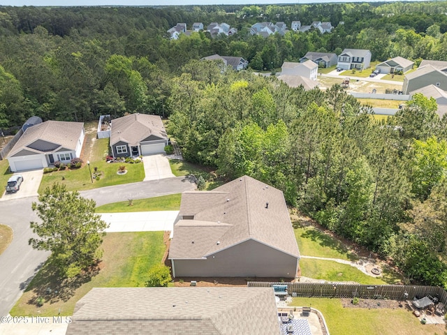 1699 Haldon Ln SE, Bolivia, NC 28422 - drone / aerial view featuring a residential view and a forest view