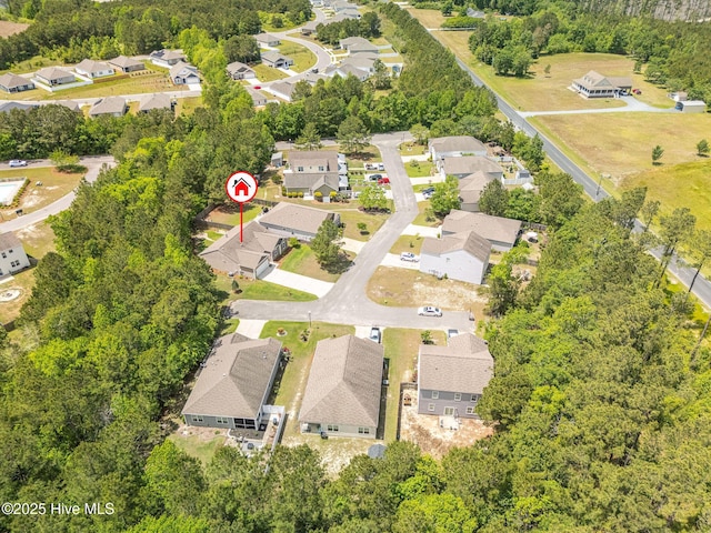 1699 Haldon Ln SE, Bolivia, NC 28422 - bird's eye view featuring a residential view