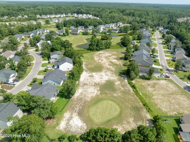 1699 Haldon Ln SE, Bolivia, NC 28422 - drone / aerial view with a forest view, view of golf course, and a residential view