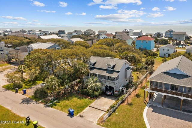 1613 E Pelican Dr, Oak Island, NC 28465 - bird's eye view featuring a residential view