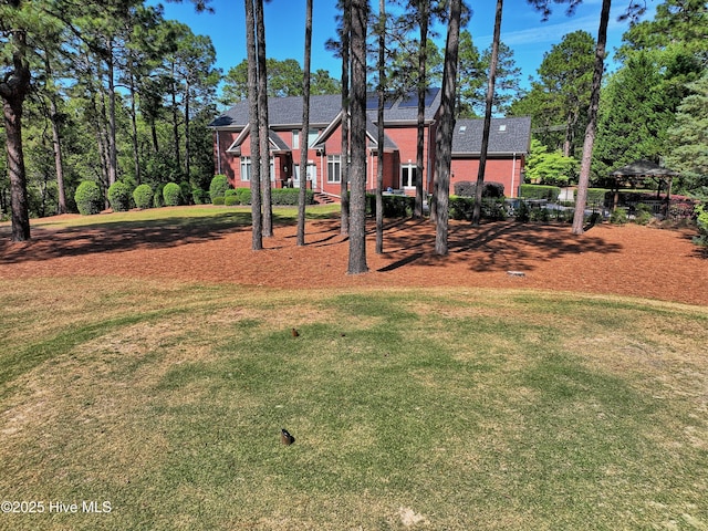 16 Mulbren Ct, Pinehurst, NC 28374 - view of green lawn with a gazebo