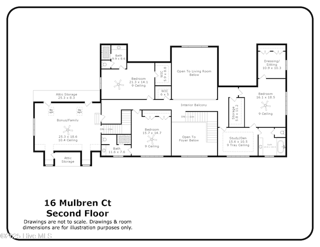 16 Mulbren Ct, Pinehurst, NC 28374 - floor plan / room layout