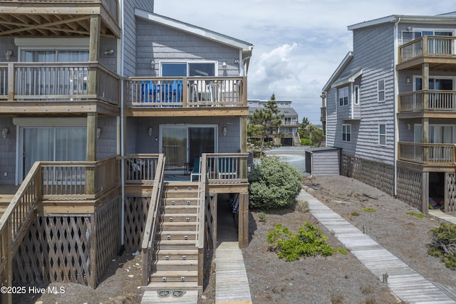 1774 New River Inlet Rd Unit 5, North Topsail Beach, NC 28460 - exterior space with stairs