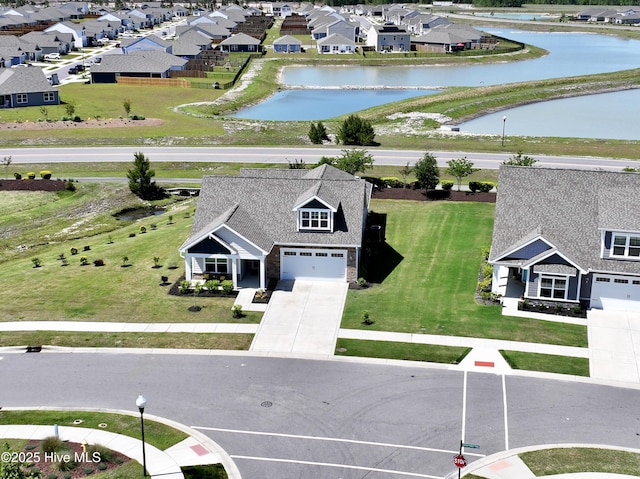 2226 Jasper Forest Trl, Winnabow, NC 28479 - aerial perspective of suburban area featuring a large body of water