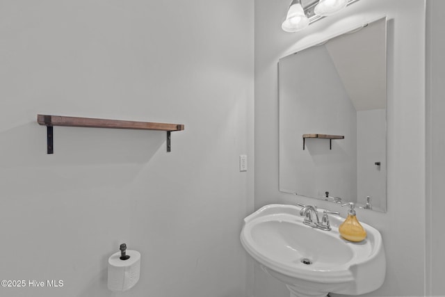 bathroom with a sink