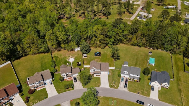 bird's eye view featuring a residential view