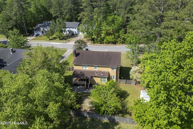 aerial view