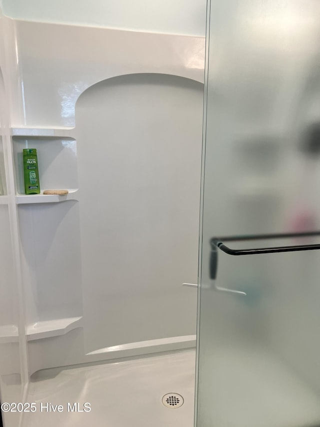 214 Channel View Ct, Cape Carteret, NC 28584 - full bathroom with a shower with door