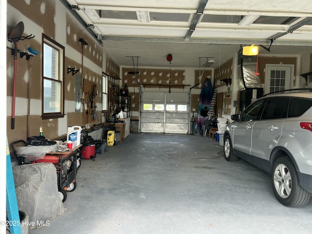 214 Channel View Ct, Cape Carteret, NC 28584 - garage with a garage door opener