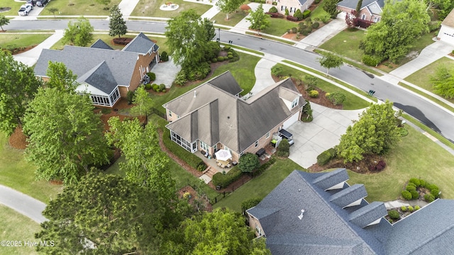 bird's eye view featuring a residential view