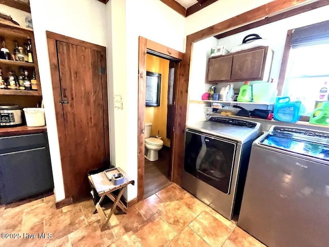 1281 Old Chinquapin Rd, Beulaville, NC 28518 - washroom featuring washer and clothes dryer