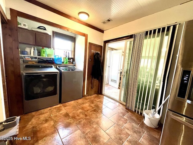 1281 Old Chinquapin Rd, Beulaville, NC 28518 - laundry area with washer and dryer