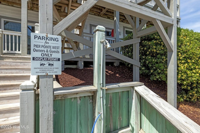 view of exterior details