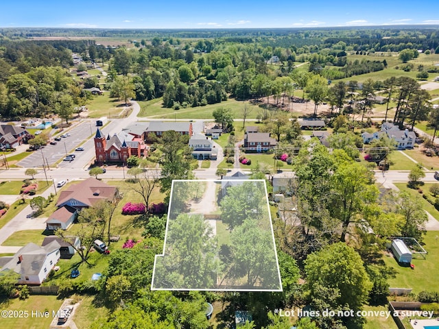 bird's eye view featuring a residential view