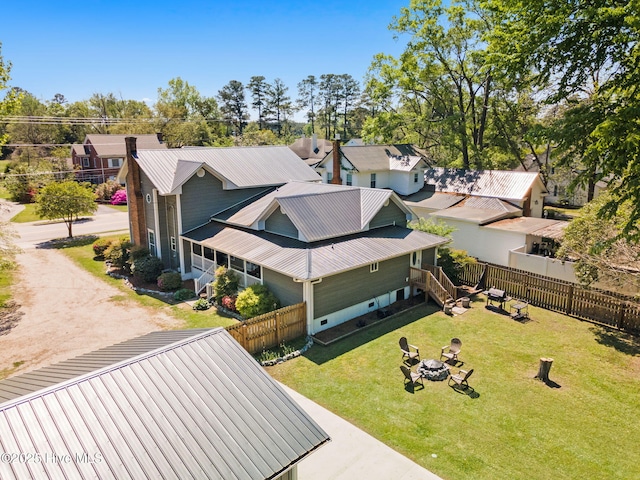 aerial view