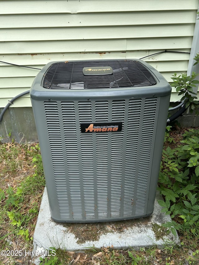 207 E Ashe St, Burgaw, NC 28425 - exterior details featuring central air condition unit
