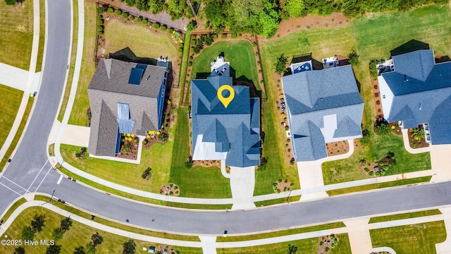 drone / aerial view