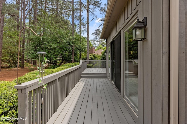 view of deck