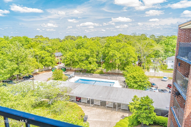 1100 Clarendon St Unit 606, Fayetteville, NC 28305 - bird's eye view of a pool