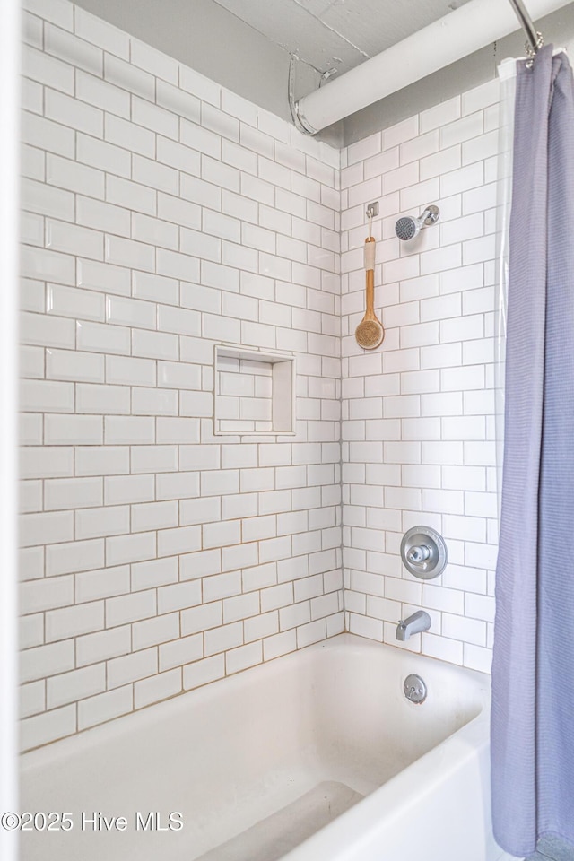 1100 Clarendon St Unit 606, Fayetteville, NC 28305 - full bathroom with shower / bathtub combination with curtain