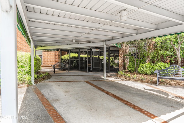1100 Clarendon St Unit 606, Fayetteville, NC 28305 - view of car parking featuring a carport