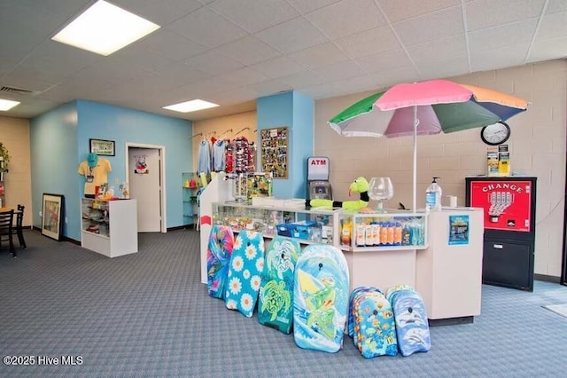 reception area with visible vents