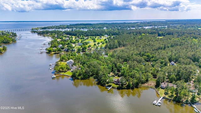 61 Spinnaker Point Rd N, Oriental, NC 28571 - aerial view of property's location featuring a nearby body of water