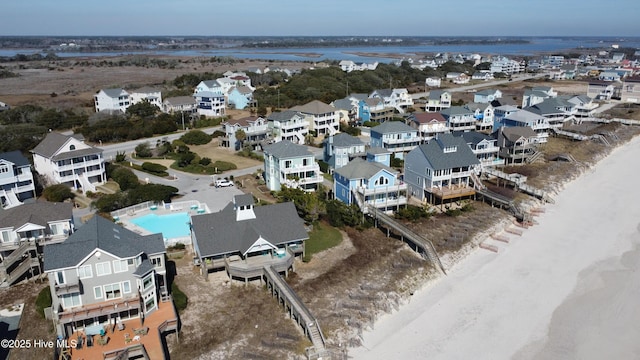 aerial view of residential area