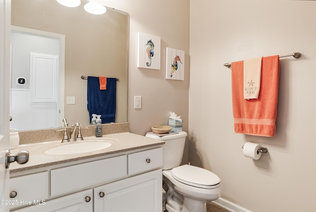 120 SE 58th St Unit 2104, Oak Island, NC 28465 - half bathroom featuring toilet and vanity