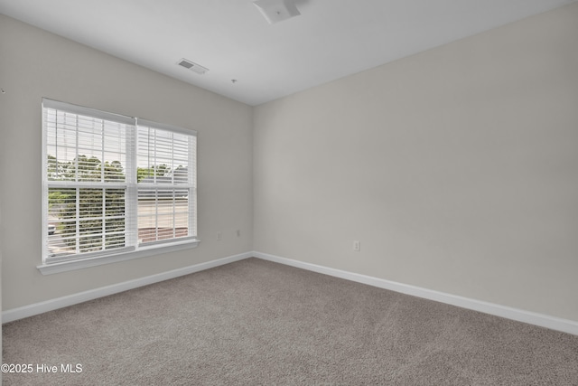 2807 Bloomfield Ln Unit 307, Wilmington, NC 28412 - empty room with carpet floors, baseboards, visible vents, and plenty of natural light