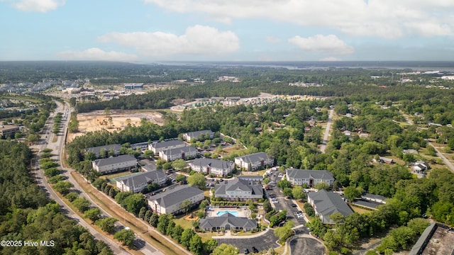 aerial view with a view of trees