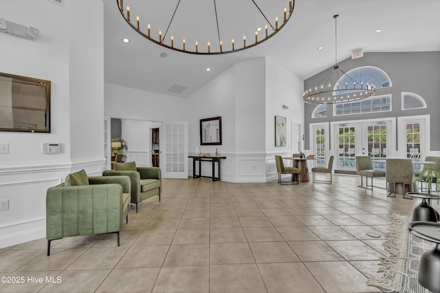 lobby with visible vents