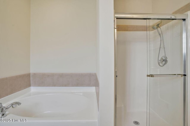 1008 Garden Club Way, Leland, NC 28451 - bathroom with a shower stall and a garden tub