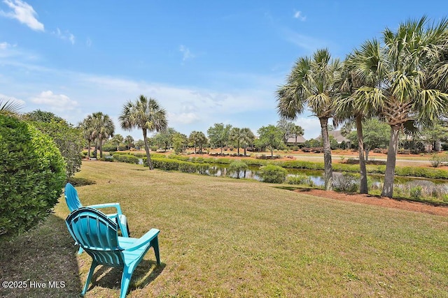 1008 Garden Club Way, Leland, NC 28451 - view of community featuring a water view and a yard