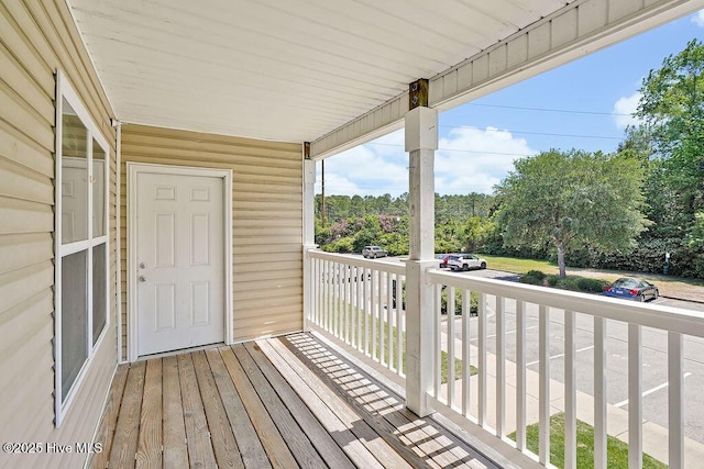 view of deck