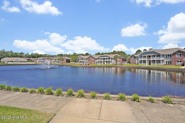 water view featuring a residential view