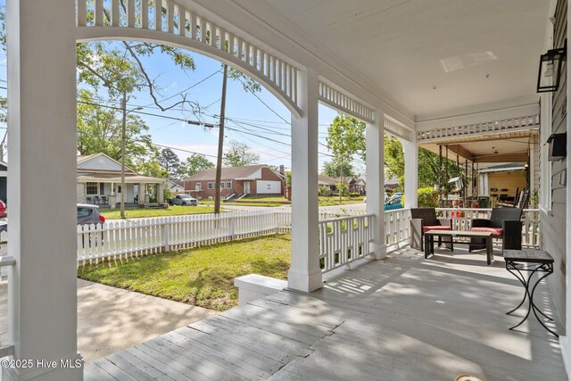 210 S 17th St, Wilmington, NC 28401 - covered porch with a residential view