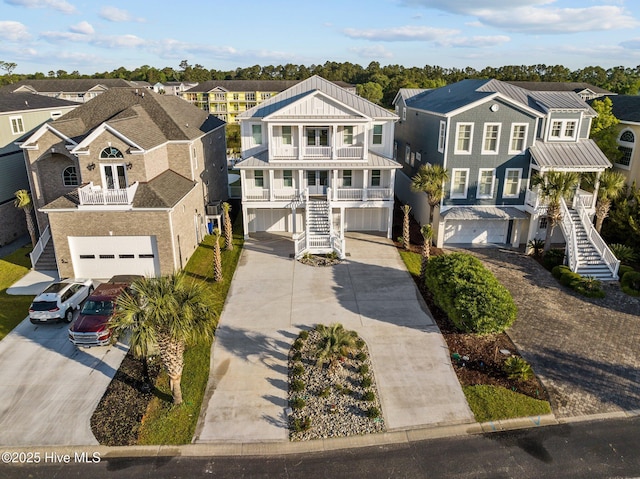 bird's eye view featuring a residential view