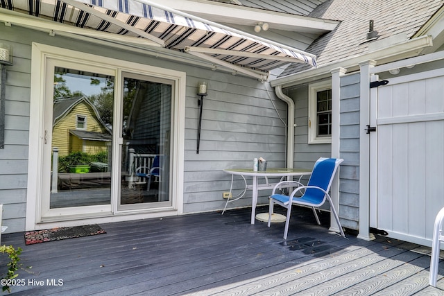 view of deck